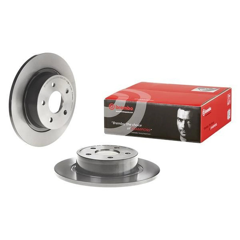 Brembo 2 x Solid Rear Brake Discs 08.A297.11