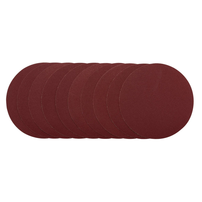 Draper Sanding Discs, 120 Grit, Multi-Length Pack of 10