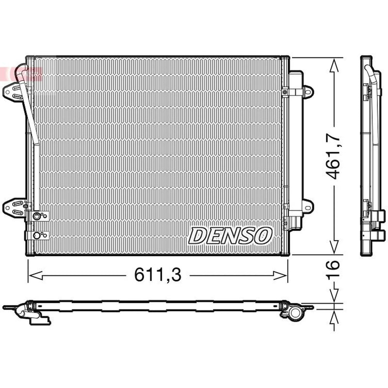 Denso Air Conditioning Condenser DCN32012