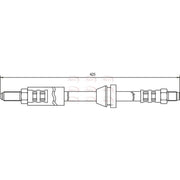 Apec Brake Hydraulic Hose Line Front HOS3338