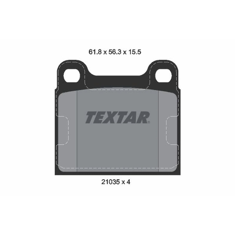 Textar Rear Brake Pad Set 2103501