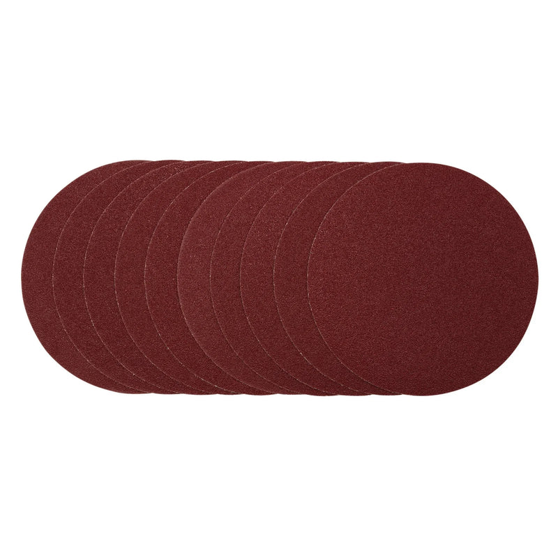 Draper Sanding Discs, 40 Grit, Multi-Length Pack of 10