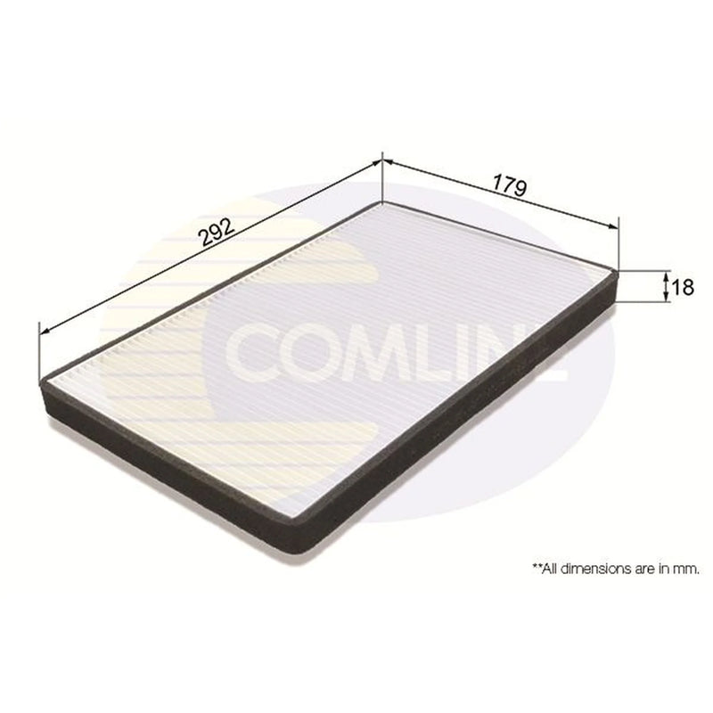 Comline Cabin Air Filter (Pollen Filter) EKF165