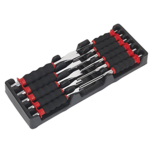 Sealey Sheathed Punch & Chisel Set 11pc AK9135 Sealey  - Town Parts