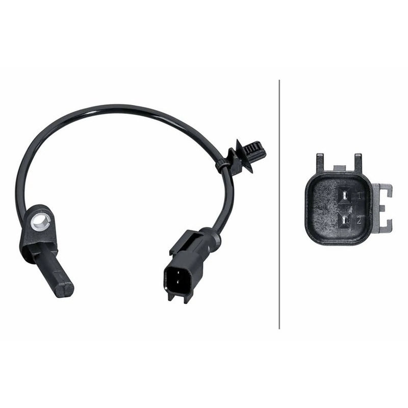 Hella ABS Wheel Speed Sensor Rear 6PU 358 217-961