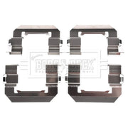 Borg & Beck Brake Pad Accessory Fitting Kit Front BBK1547