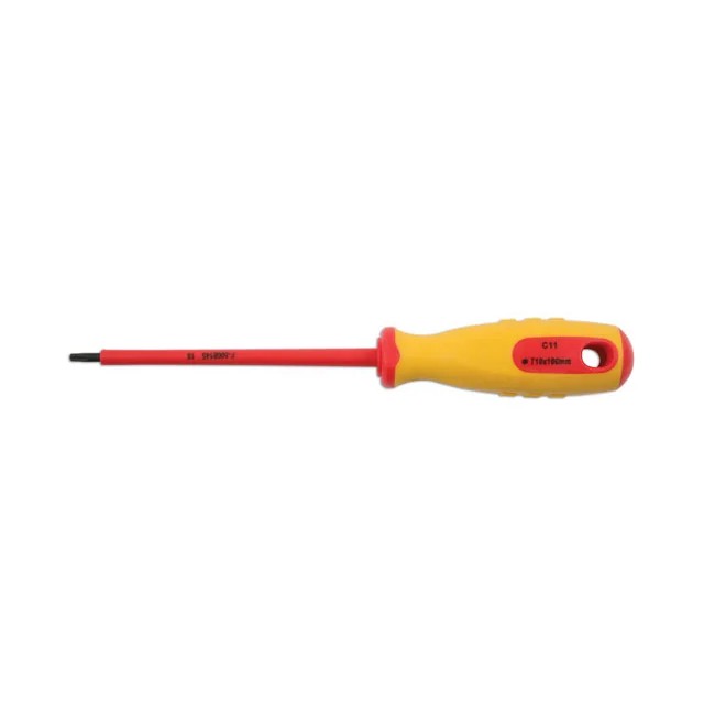 Laser Tools Insulated Star* Screwdriver T10 - PL