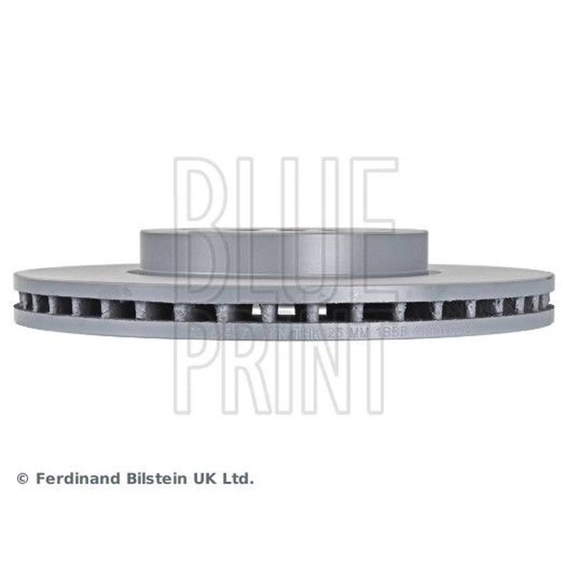 Blue Print 2 x Internally Vented Front Brake Discs ADH24371