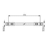 Bosch Brake Hydraulic Hose Line inner 1 987 476 010