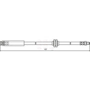 Apec Brake Hydraulic Hose Line Front HOS3587