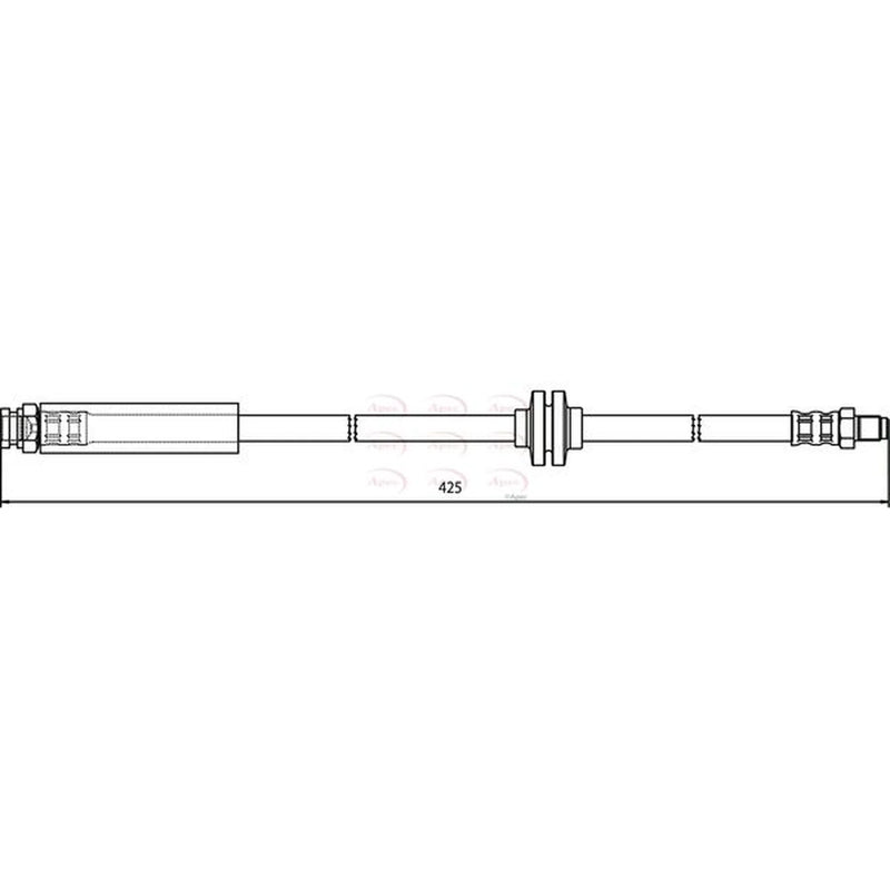 Apec Brake Hydraulic Hose Line Front HOS3587