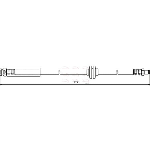 Apec Brake Hydraulic Hose Line Front HOS3587