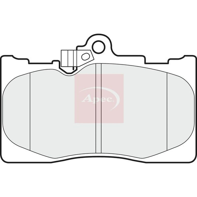 Apec Front Brake Pad Set PAD1493