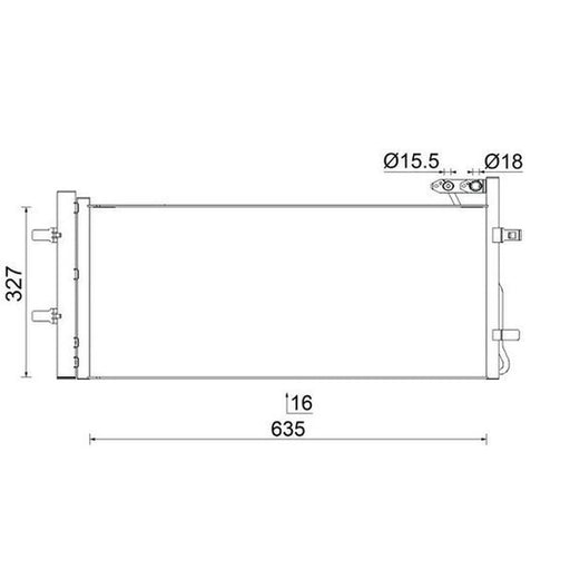 Mahle Air Conditioning Condenser AC 42 000S