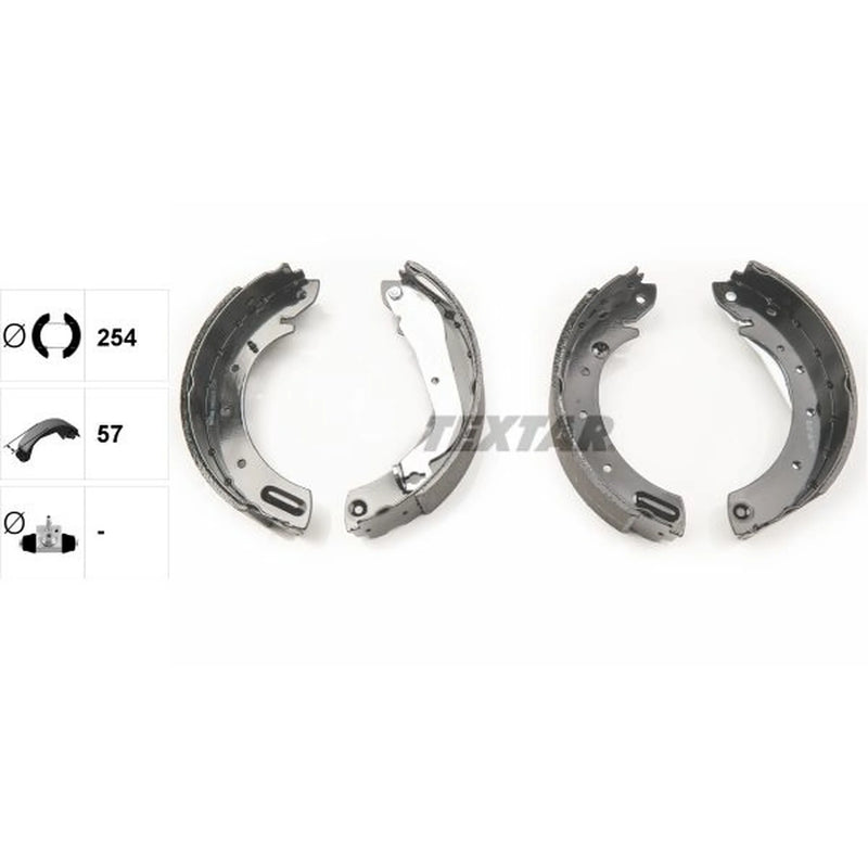 Textar Brake Shoe Set Axle Kit 91055800