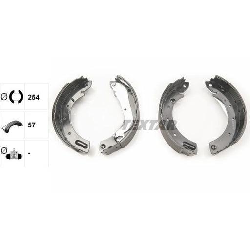 Textar Brake Shoe Set Axle Kit 91055800