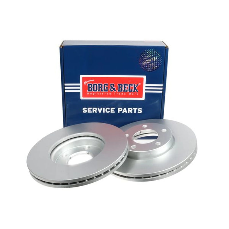 Borg & Beck 2 x Vented Front Brake Discs BBD4447