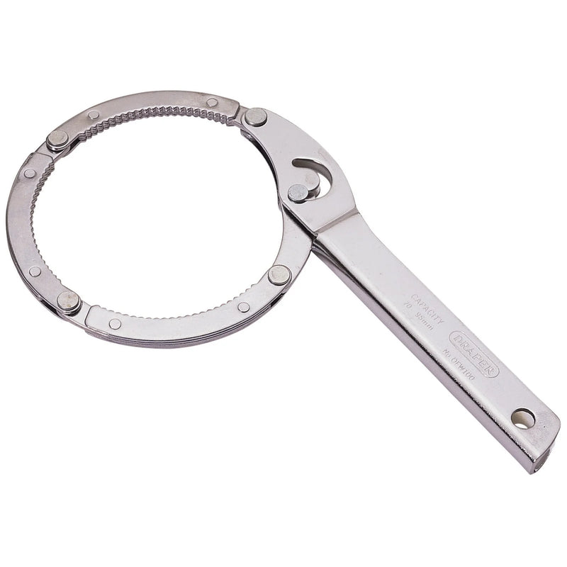 Draper Oil Filter Wrench 100mm Heavy Gauge Steel