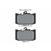Textar Front Brake Pad Set 2496501