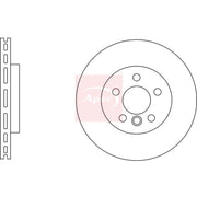 Apec 2 x Vented Front Brake Discs DSK2968