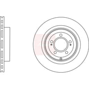 Apec 2 x Vented Rear Brake Discs DSK2772