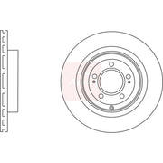 Apec 2 x Vented Rear Brake Discs DSK2772