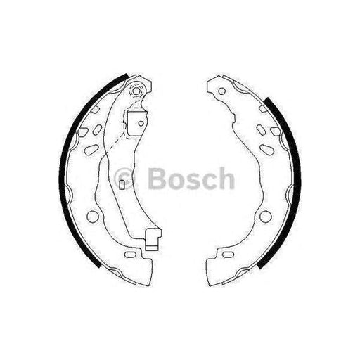 Genuine Bosch Brake Shoe Bs862 0986487627 Bosch  - Town Parts