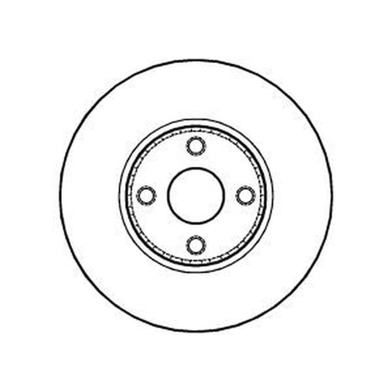 Abtex 2 x Vented Front Brake Discs BD1066V