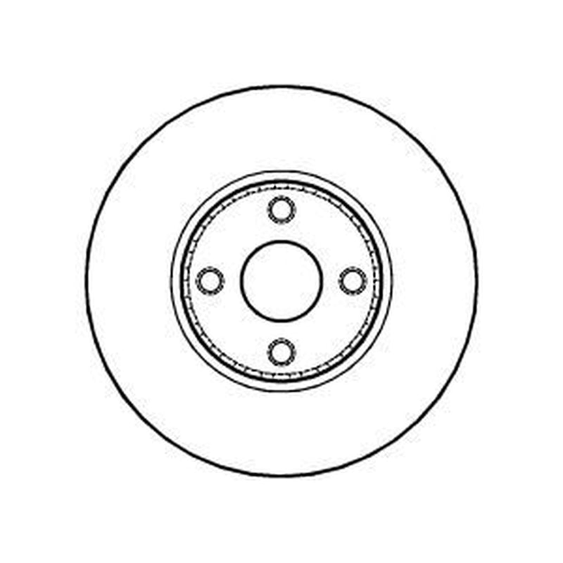 Abtex 2 x Vented Front Brake Discs BD1066V