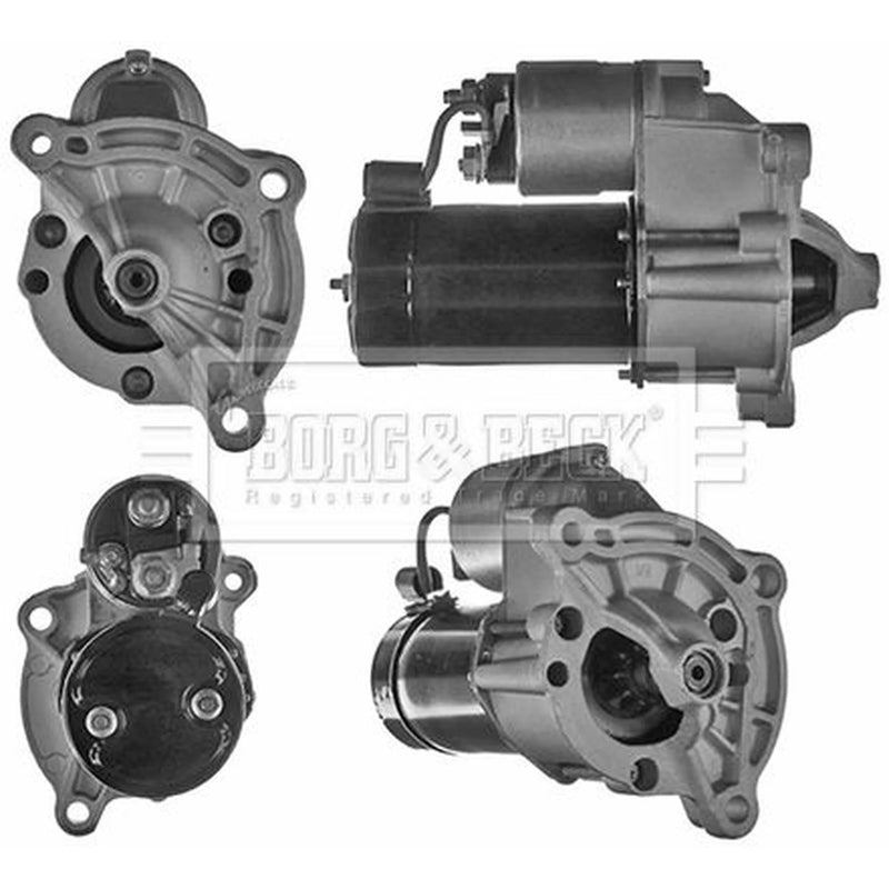 Borg & Beck Starter Motor 12V 0.9kW 9 Teeth BST2386