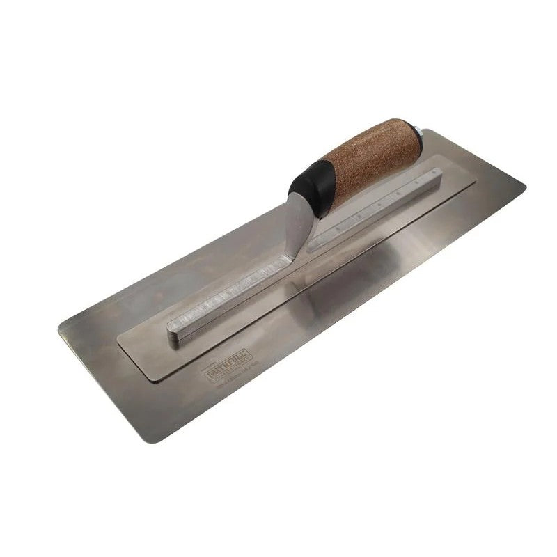 Faithfull Flex Finishing Trowel with Cork Handle 400mm (16in) - FAIPTFLEX16C