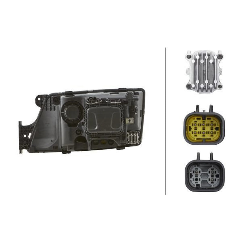 Hella Headlight Headlamp PY21W Right 1LH 354 987-121