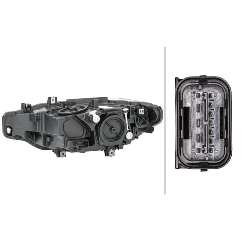 Hella Headlight Headlamp PY21W Right 1LG 012 101-941