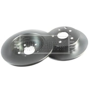 Borg & Beck 2 x Solid Rear Brake Discs BBD4603