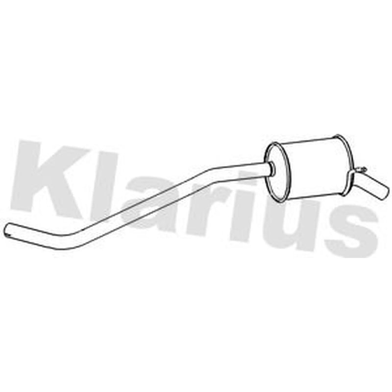 Klarius Box With Tail Pipe Rear DC30B