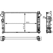 Mahle Engine Radiator CR 226 000S