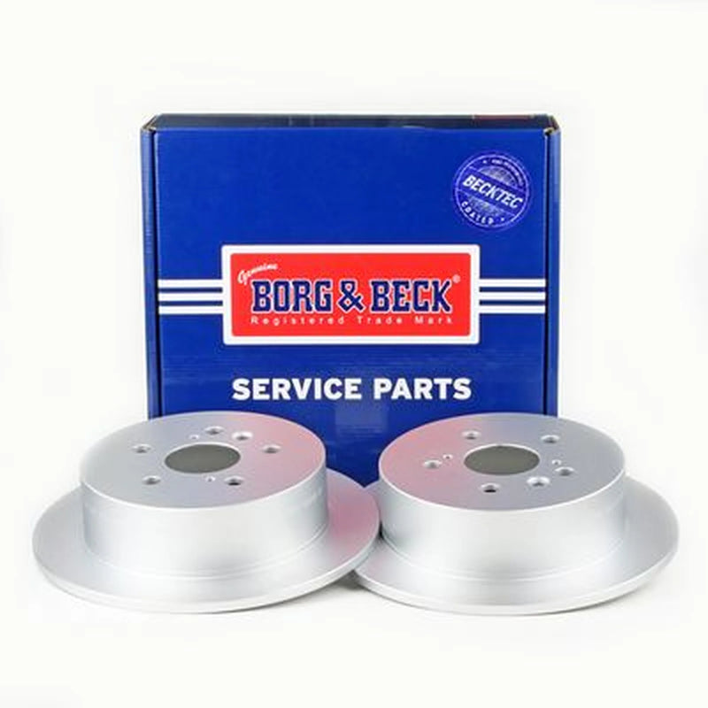 Borg & Beck 2 x Solid Rear Brake Discs BBD4720