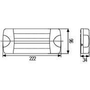 Hella Tail Light / Lamp LED Right 2SD 980 602-211