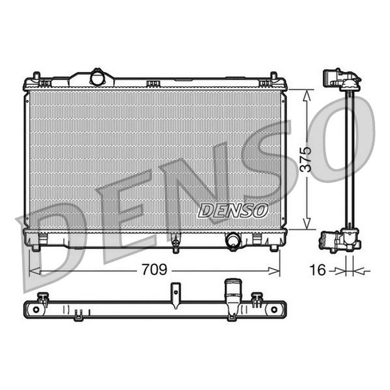 Denso Engine Radiator DRM51001