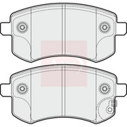 Apec Front Brake Pad Set PAD1909