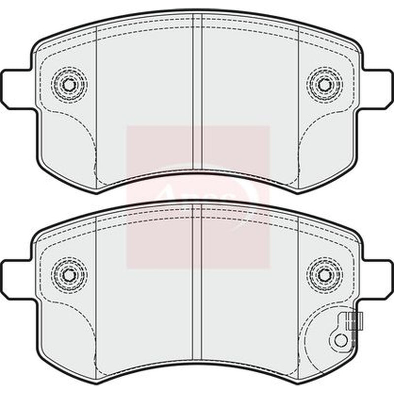 Apec Front Brake Pad Set PAD1909