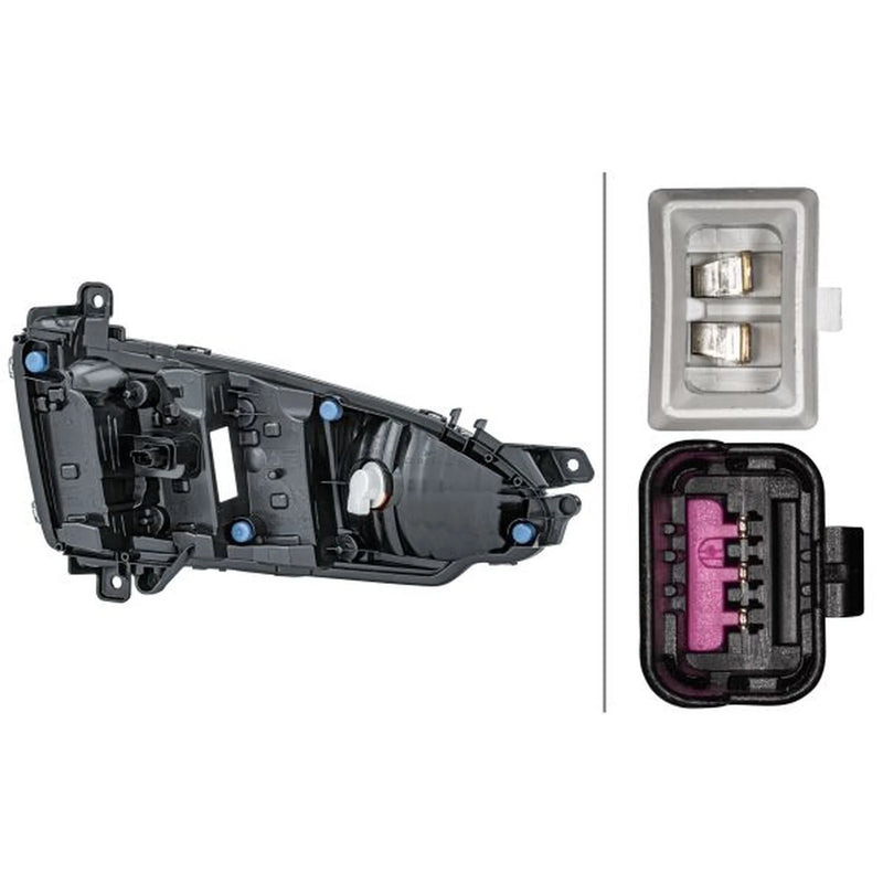 Hella Daytime Running Light LED Left 2PT 010 945-051