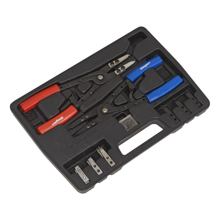 Sealey Circlip Pliers Set Internal/External 265mm S0553 Sealey  - Town Parts