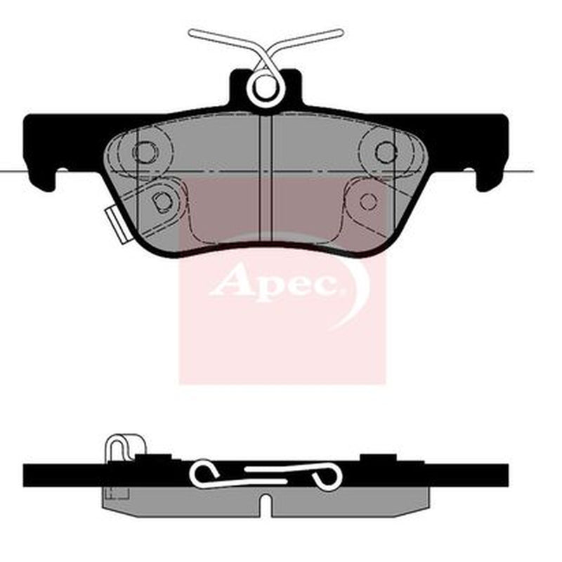 Apec Rear Brake Pad Set PAD2401