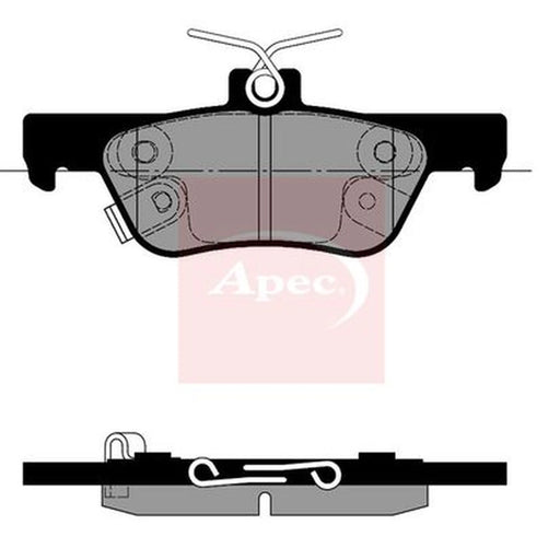 Apec Rear Brake Pad Set PAD2401