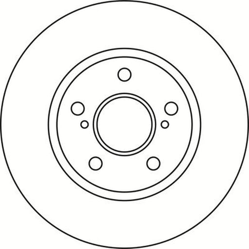 Abtex 2 x Vented Front Brake Discs BD1640V