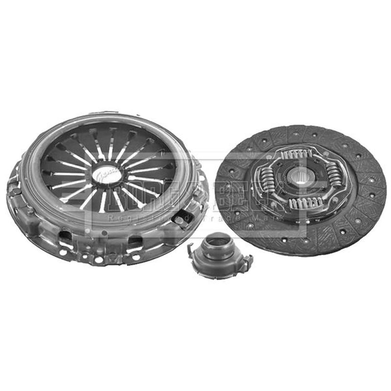 Borg & Beck Clutch Kit Set 3pc 242mm HK7802