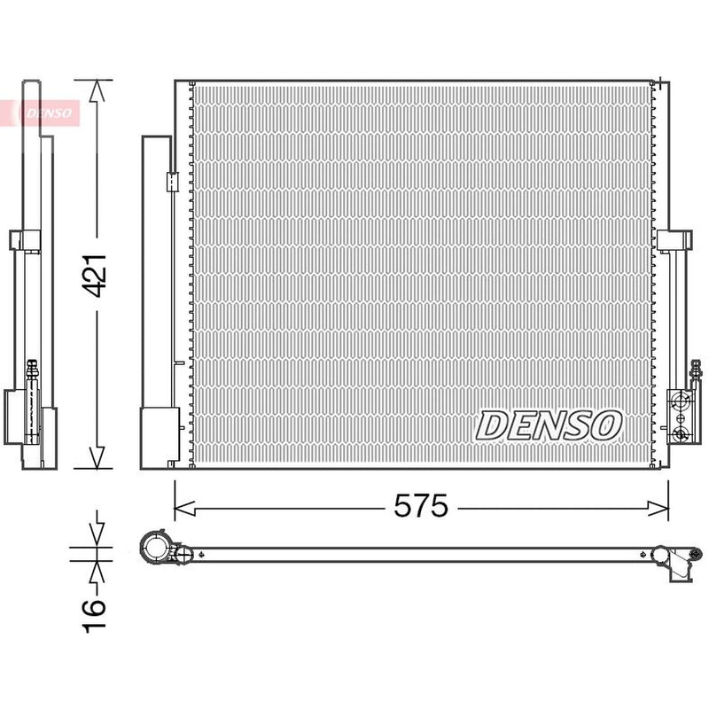 Denso Air Conditioning Condenser DCN20036