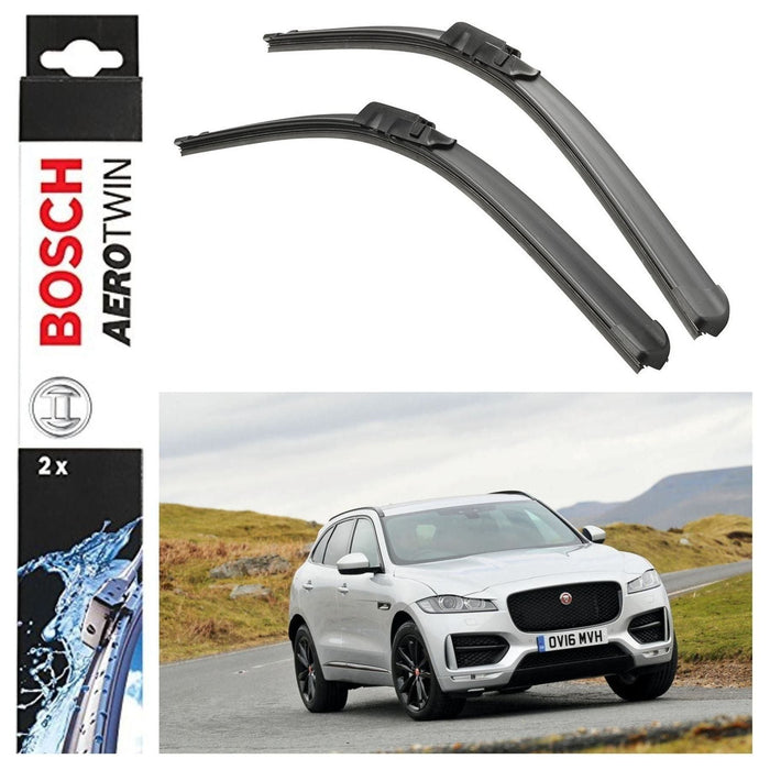 Bosch Aerotwin Front Wiper Blades Set Jaguar F-Pace 04.16> A310S Bosch  - Town Parts