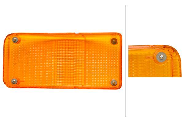 Hella 9EL 111 157-011 Lens, direction indicator